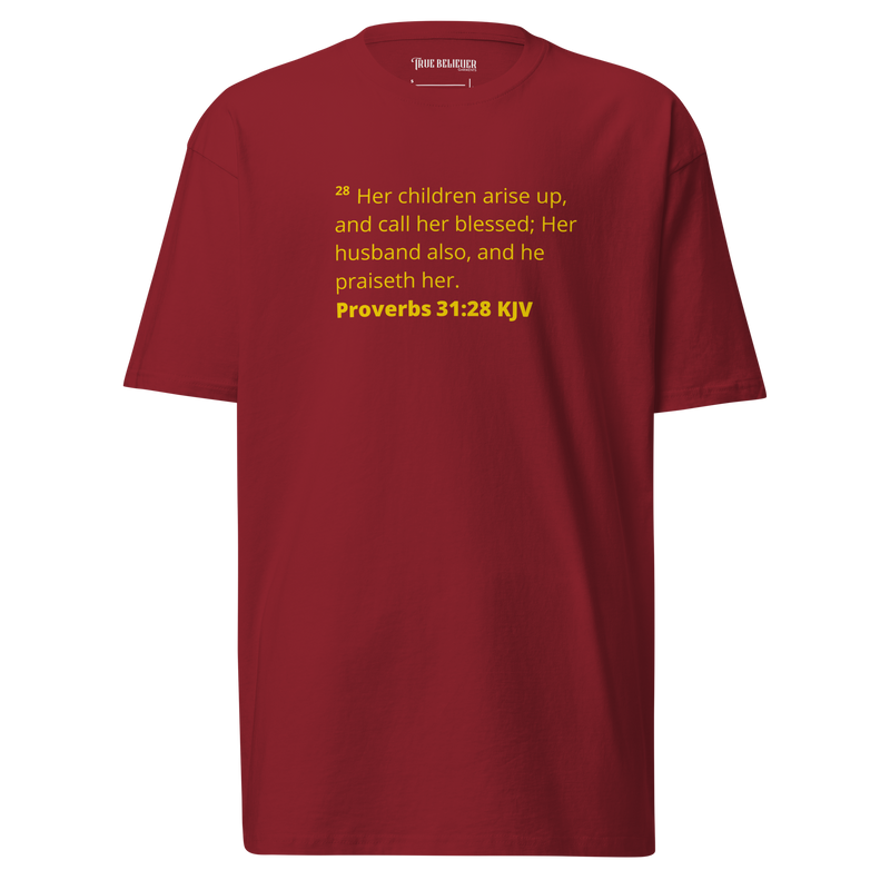 PROVERBS 31:28 KJV TEE