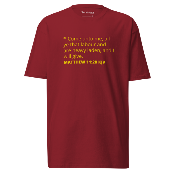 MATTHEW 11:28 KJV TEE