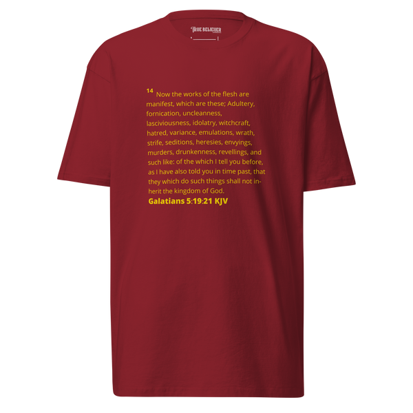 GALATIANS-5-19-21-KJV TEE