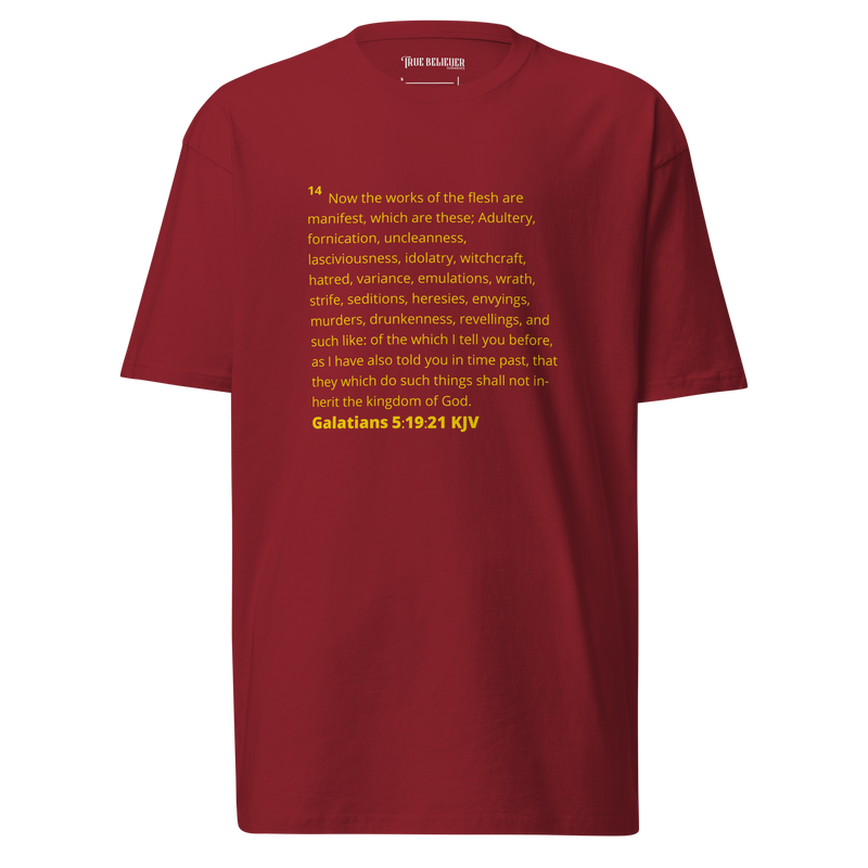 GALATIANS-5-19-21-KJV TEE