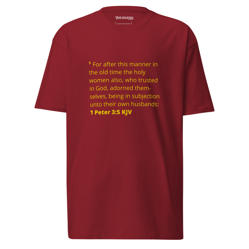 1 PETER 3:5 KJV TEE