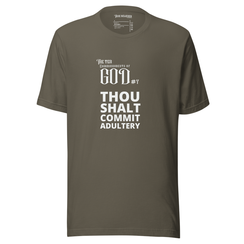 COMMANDMENT 7 MEN'S TEN COMMANDMENT TEES