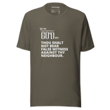 COMMANDMENT 9 WOMEN'S TEN COMMANDMENT TEES