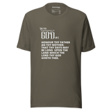 COMMANDMENT 5 WOMEN'S TEN COMMANDMENT TEES