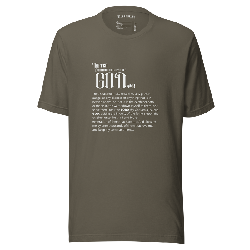 COMMANDMENT 2 MEN'S TEN COMMANDMENT TEES