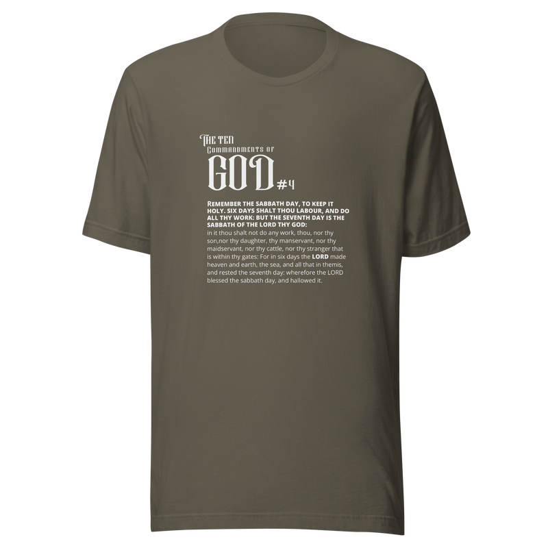 COMMANDMENT 4 WOMEN'S TEN COMMANDMENT TEES