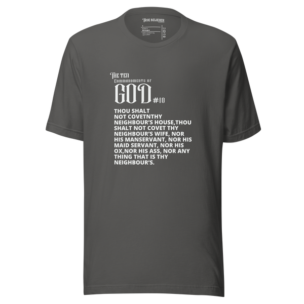 COMMANDMENT 10 WOMEN'S TEN COMMANDMENT TEES