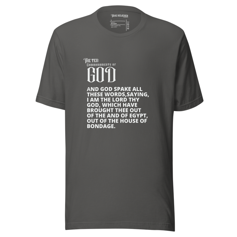 THE CHARGE WOMEN'S TEN COMMANDMENT TEES