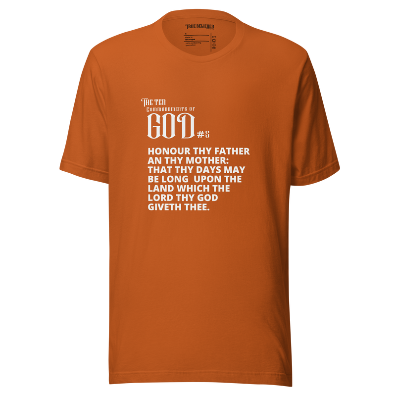 COMMANDMENT 5 WOMEN'S TEN COMMANDMENT TEES