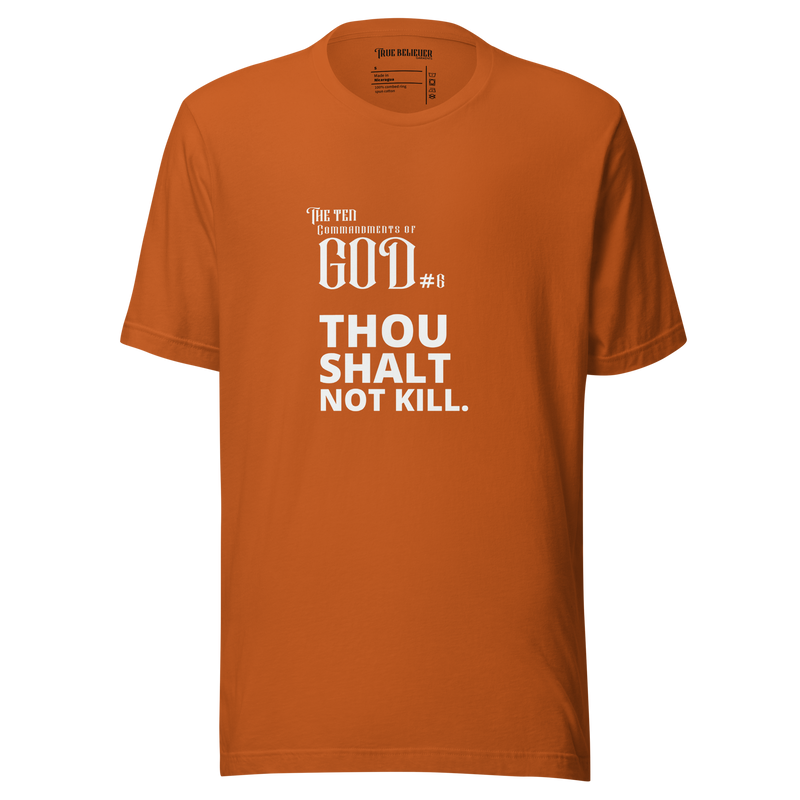 COMMANDMENT 6 WOMEN'S TEN COMMANDMENT TEES