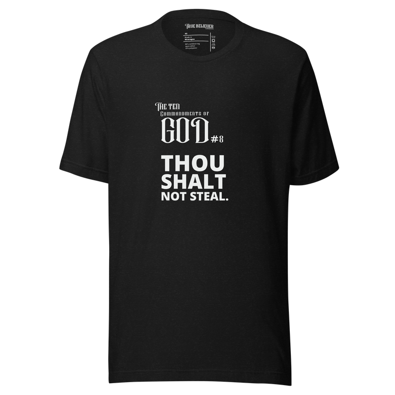 COMMANDMENT 8 MEN'S TEN COMMANDMENT TEES