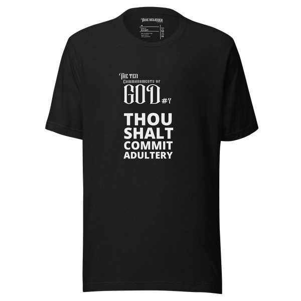 COMMANDMENT 7 MEN'S TEN COMMANDMENT TEES