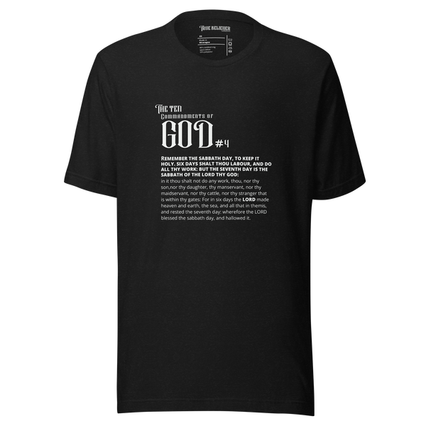 COMMANDMENT 4 MEN'S TEN COMMANDMENT TEES