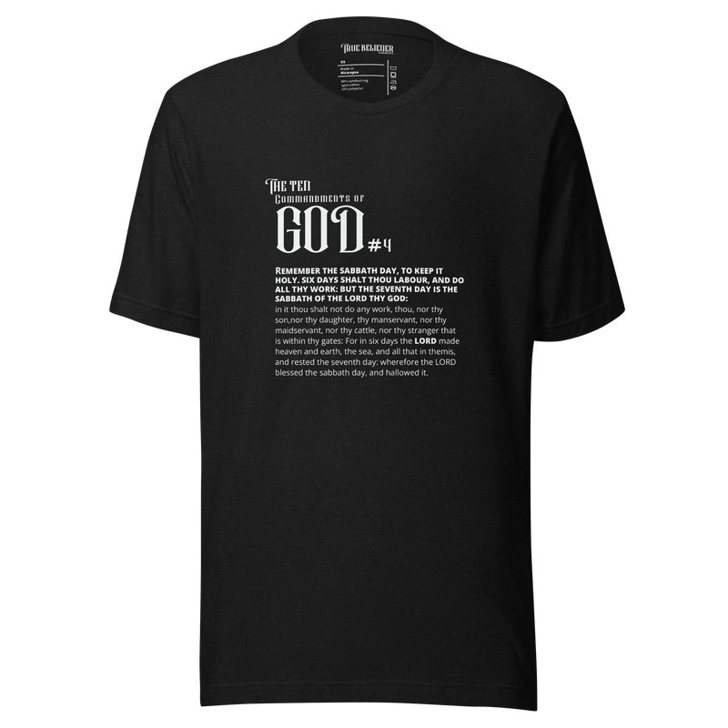 COMMANDMENT 4 MEN'S TEN COMMANDMENT TEES