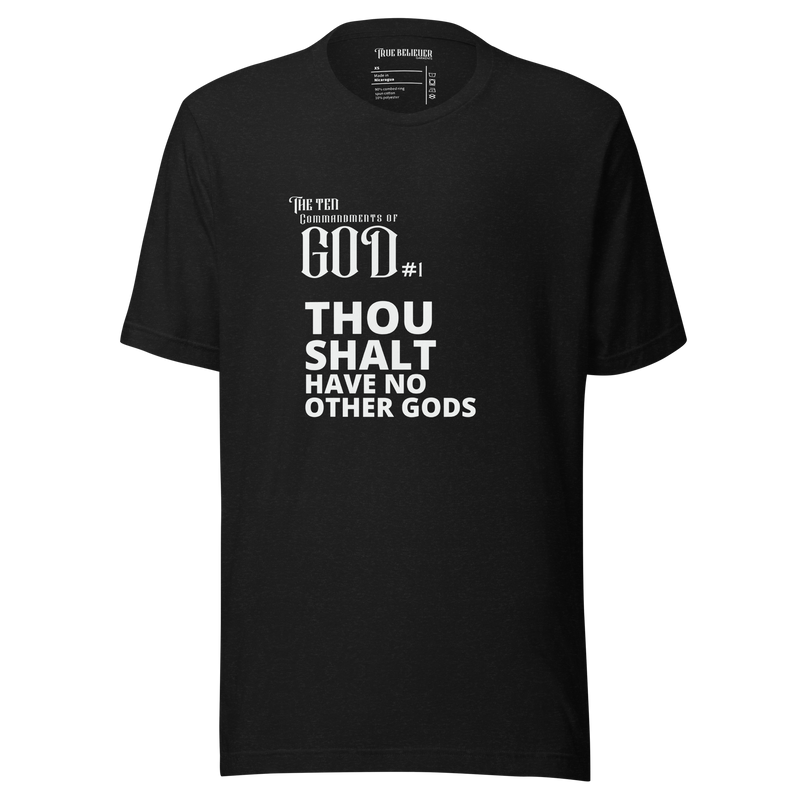 COMMANDMENT 1 MEN'S TEN COMMANDMENT TEES