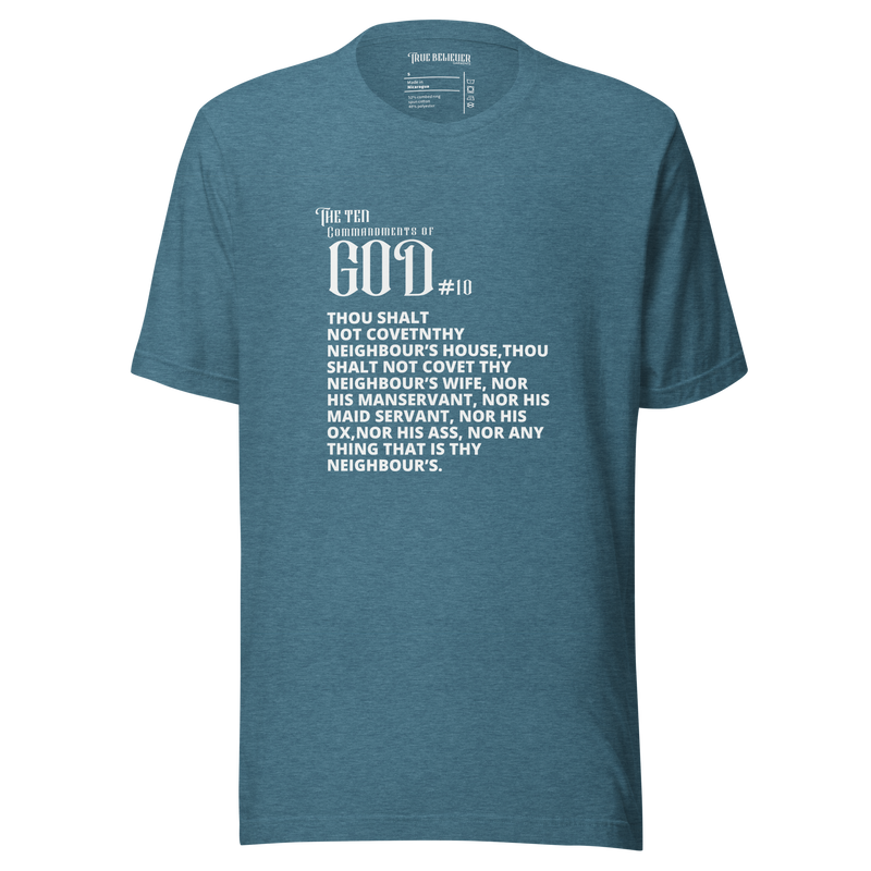 COMMANDMENT 10 WOMEN'S TEN COMMANDMENT TEES