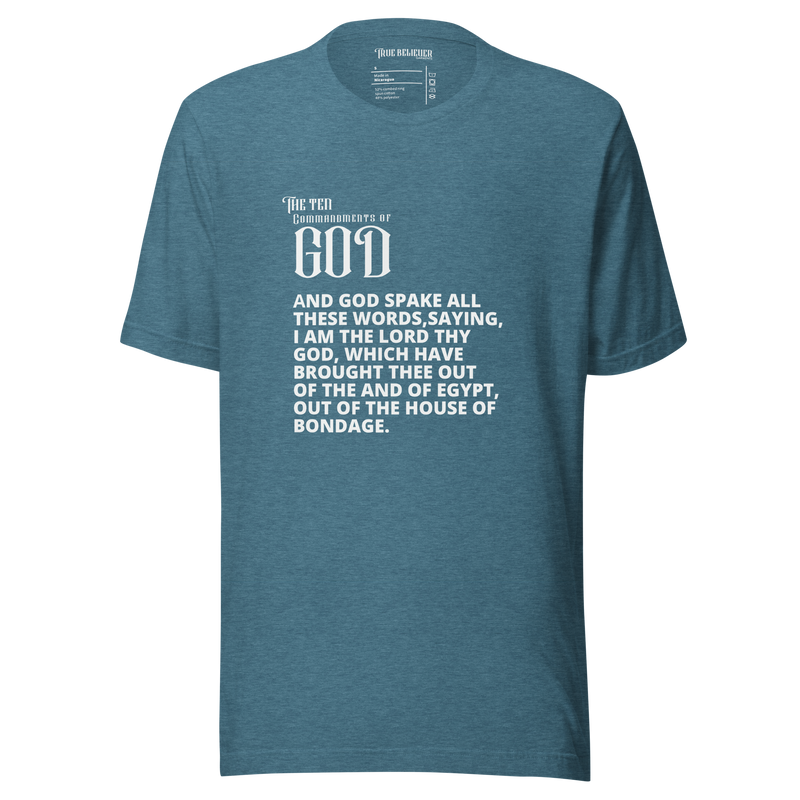 THE CHARGE WOMEN'S TEN COMMANDMENT TEES