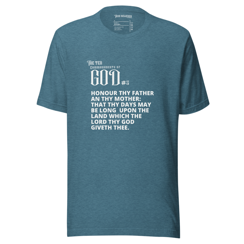 COMMANDMENT 5 WOMEN'S TEN COMMANDMENT TEES