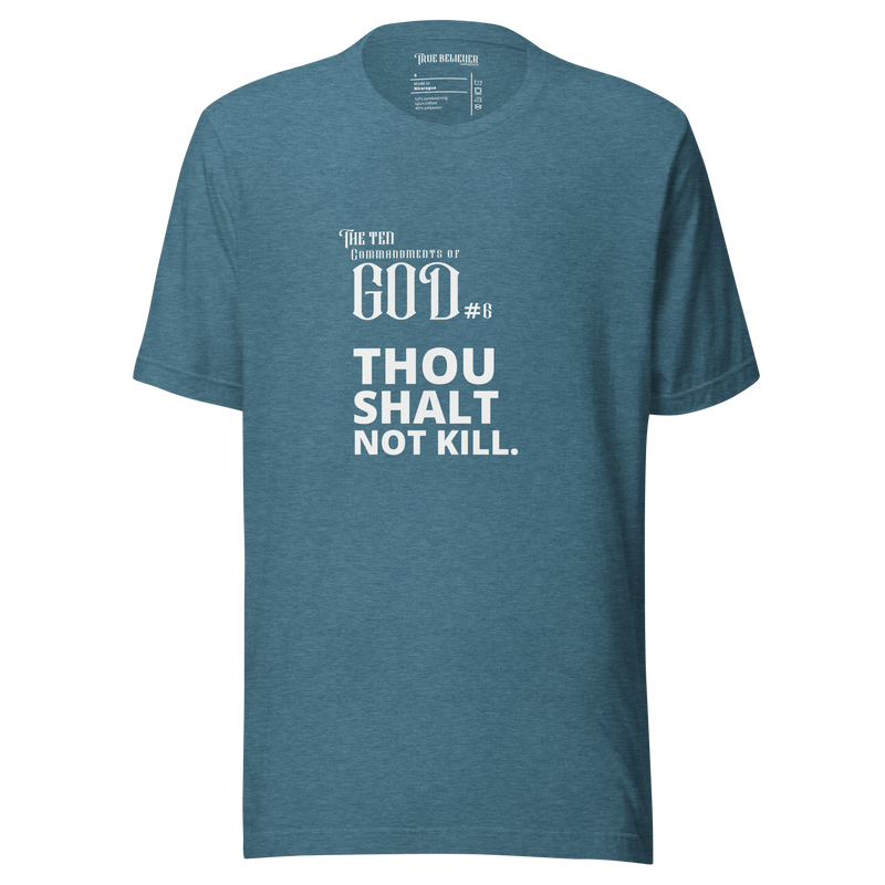 COMMANDMENT 6 WOMEN'S TEN COMMANDMENT TEES