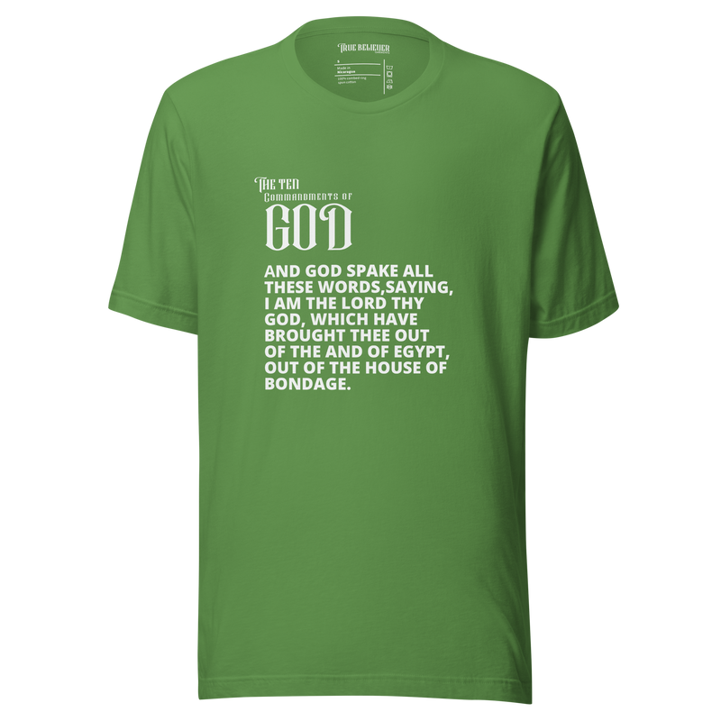 THE CHARGE WOMEN'S TEN COMMANDMENT TEES