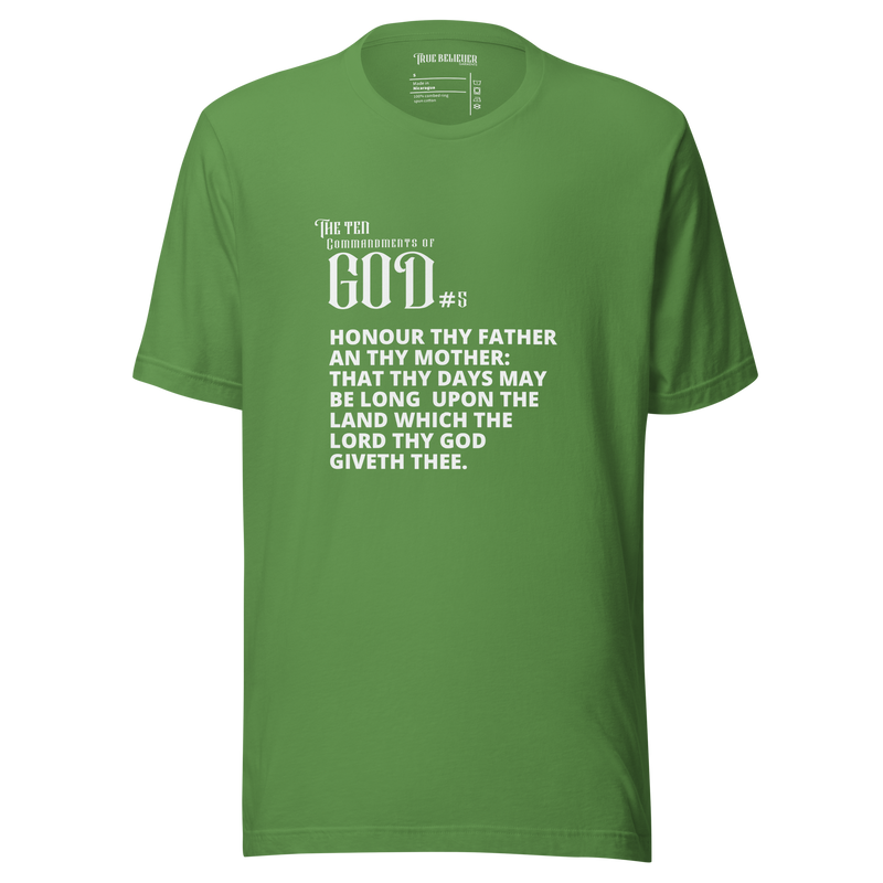 COMMANDMENT 5 WOMEN'S TEN COMMANDMENT TEES