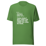 COMMANDMENT 3 WOMEN'S TEN COMMANDMENT TEES