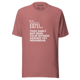 COMMANDMENT 9 WOMEN'S TEN COMMANDMENT TEES