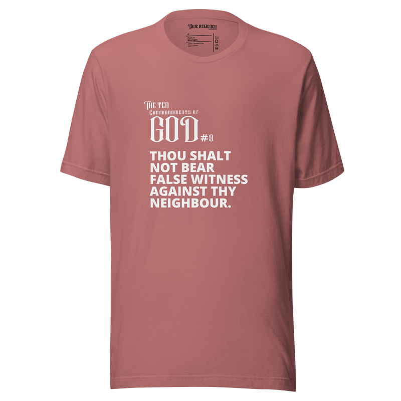 COMMANDMENT 9 WOMEN'S TEN COMMANDMENT TEES