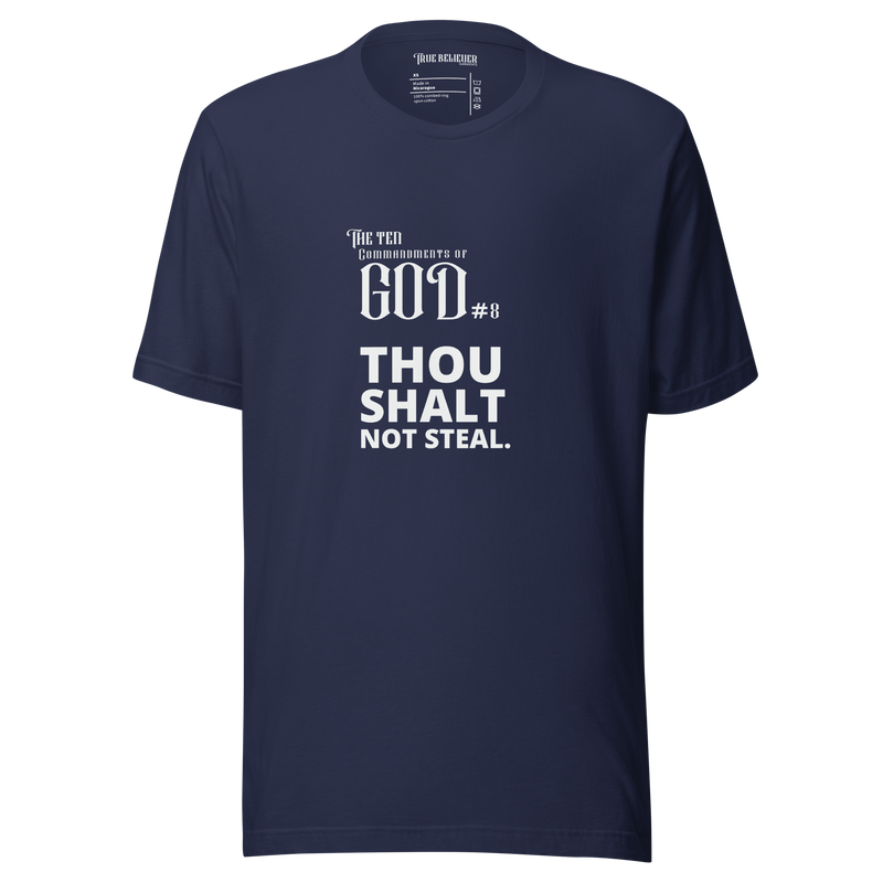 COMMANDMENT 8 MEN'S TEN COMMANDMENT TEES