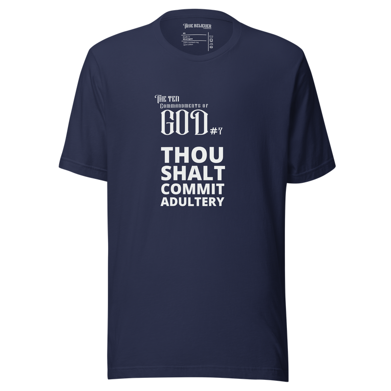 COMMANDMENT 7 MEN'S TEN COMMANDMENT TEES