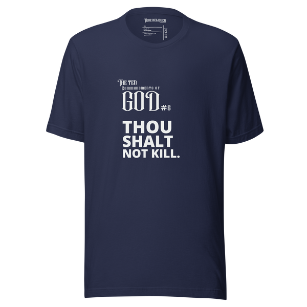 COMMANDMENT 6 MEN'S TEN COMMANDMENT TEES