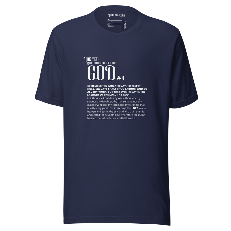 COMMANDMENT 4 MEN'S TEN COMMANDMENT TEES