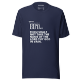 COMMANDMENT 3 MEN'S TEN COMMANDMENT TEES