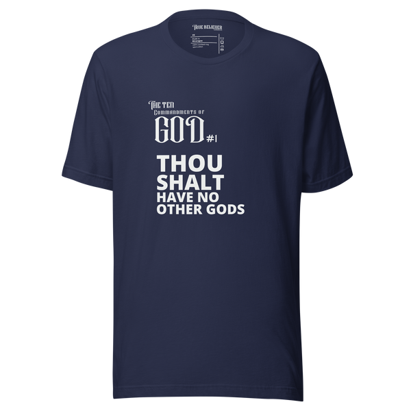 COMMANDMENT 1 MEN'S TEN COMMANDMENT TEES