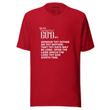 COMMANDMENT 5 MEN'S TEN COMMANDMENT TEES