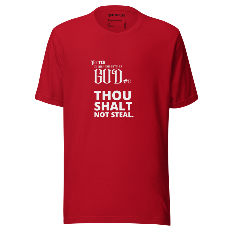 COMMANDMENT 8 MEN'S TEN COMMANDMENT TEES