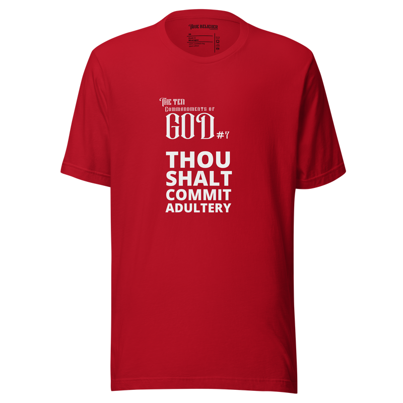 COMMANDMENT 7 MEN'S TEN COMMANDMENT TEES