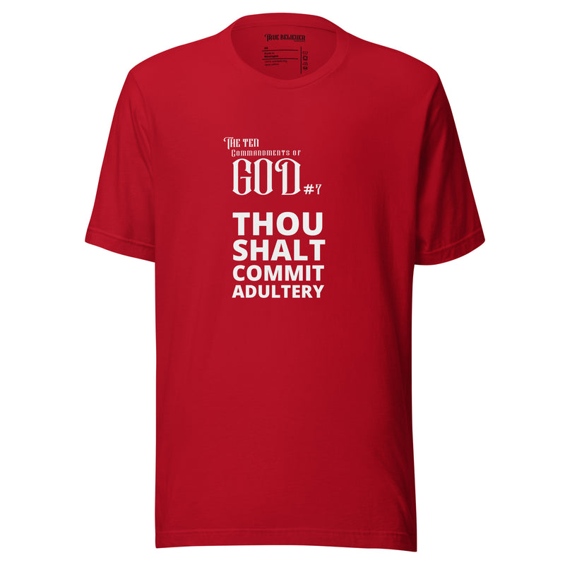 COMMANDMENT 7 WOMEN'S TEN COMMANDMENT TEES