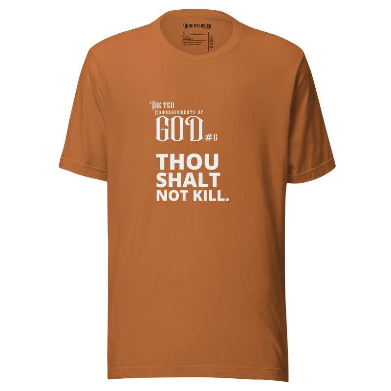 COMMANDMENT 6 WOMEN'S TEN COMMANDMENT TEES