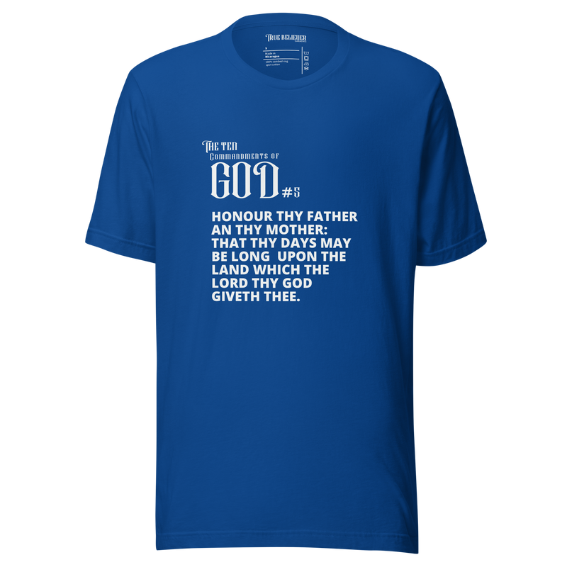 COMMANDMENT 5 WOMEN'S TEN COMMANDMENT TEES