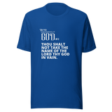 COMMANDMENT 3 WOMEN'S TEN COMMANDMENT TEES