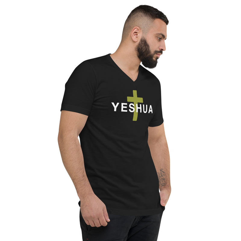 YESHUSA V-NECK GRAPHIC TEE