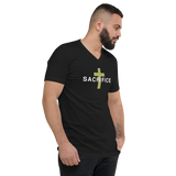 SACRIFICE V-NECK GRAPHIC TEE