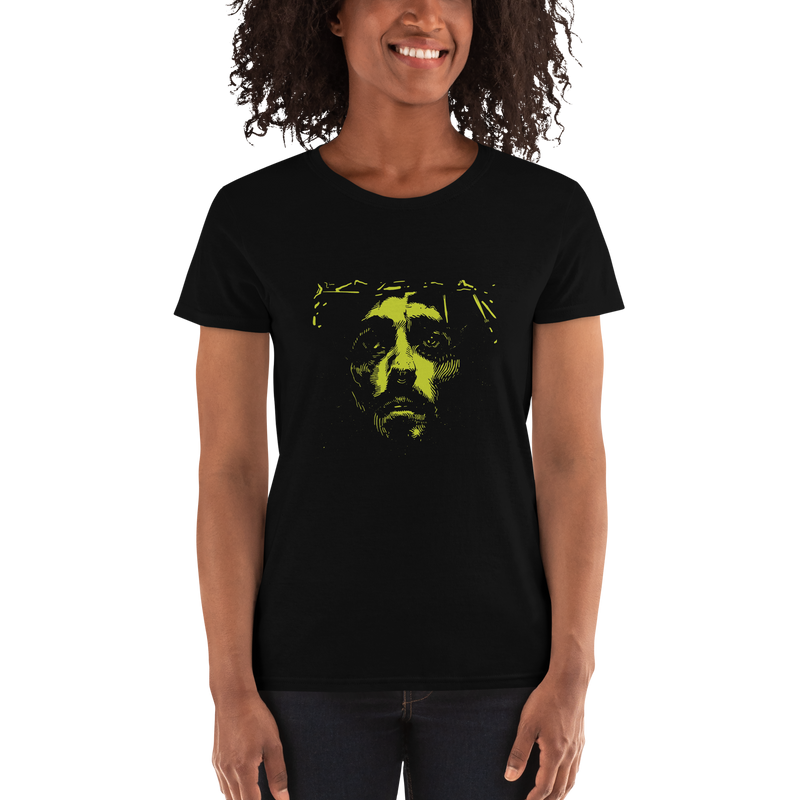 CHRIST GREEN WOMEN'S GRAPHIC TEE