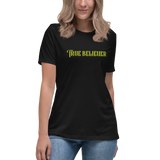 TRUE BELIEVER LOGO GREEN WOMEN'S GRAPHIC TEE