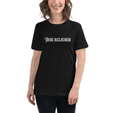 TRUE BELIEVER LOGO WHITE WOMEN'S GRAPHIC TEE