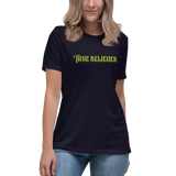 TRUE BELIEVER LOGO GREEN WOMEN'S GRAPHIC TEE