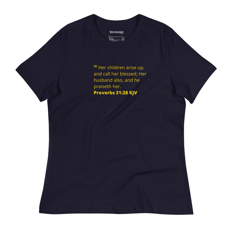 PROVERBS 31:28 KJV TEE